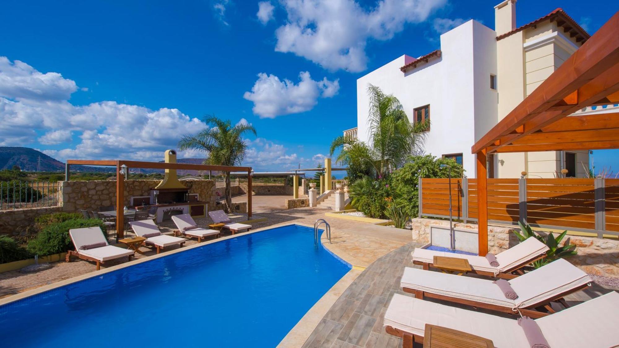 Sunshine Villa With Private Pool By Estia Hersonissos  Esterno foto